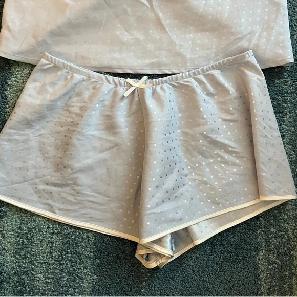 Kate Spade Light Blue Polka Dot “Mrs”Pajama Set